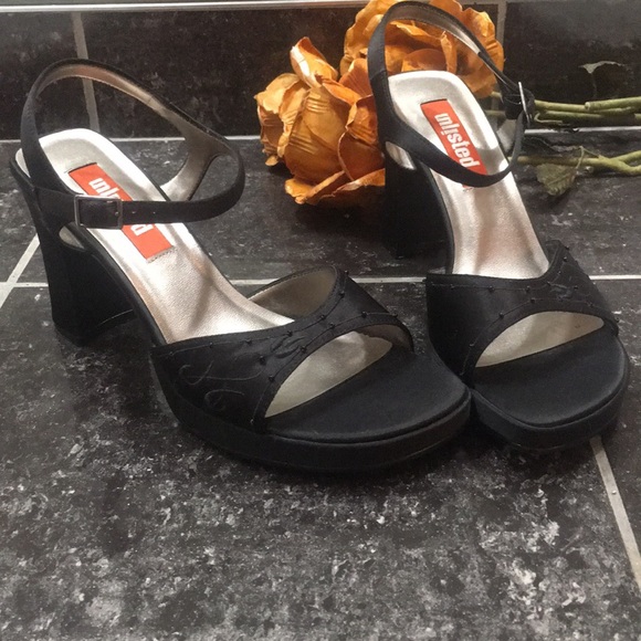 Unlisted Shoes - 🛍👠Unlisted Black Block Heeled Shoe
